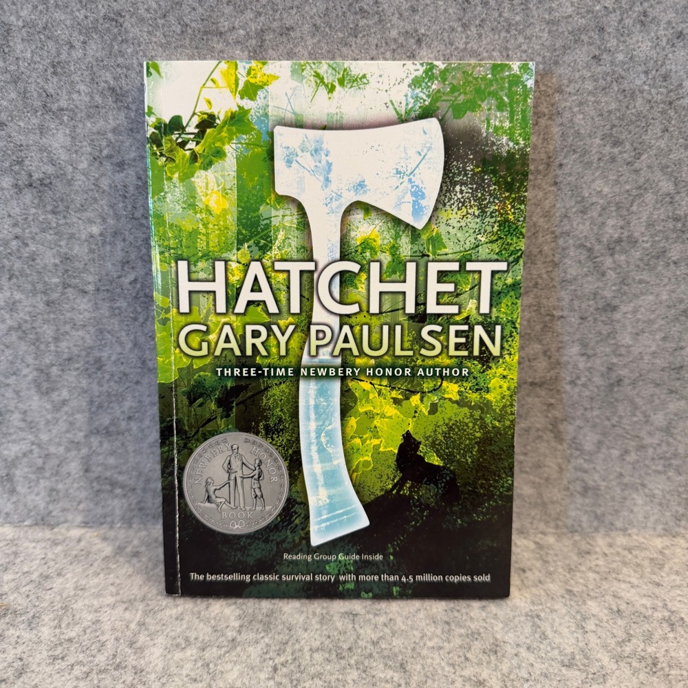 Hatchet by Gary Paulsen, YA Survival Novel, Paperback, Good